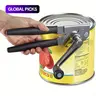 Stainless Steel Heavy-Duty Manual Can Opener, Can Tab Openers, Damage-Free Bottle Opener, Easy Grip Design for Home and Restaurant Use, Durable Kitchen Utensil #GLOBAL PICKS