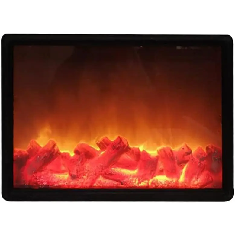 Fireplace Lights LED Flame Lamps Battery Operated Tabletop Fireplace Lantern for Indoor Christmas Ornament