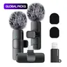 Wireless Mini Lavalier Microphone for iPhone iPad Android - Intelligent Noise Cancelling, Noise Reduction Mic, Plug & Play, Lightning Adapter, Lapel Mic for TIKTOK, Video Recording, Vlog, Live Streaming #GLOBAL PICKS