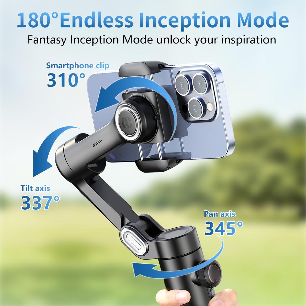 Handheld 3-Axis Anti-Shake Shooting Stand (1 Count), Rotating Automatic Face Tracking Stabilizer for Live Video, Phone Accessory for Content Creators, Smartphone Camera Accessories Handheld 3-Axis Anti-Shake Shooting Stand (1 Count), Rotating Automatic Face Tracking Stabilizer for Live Video, Phone Accessory for Content Creators, Smartphone Camera Accessories
