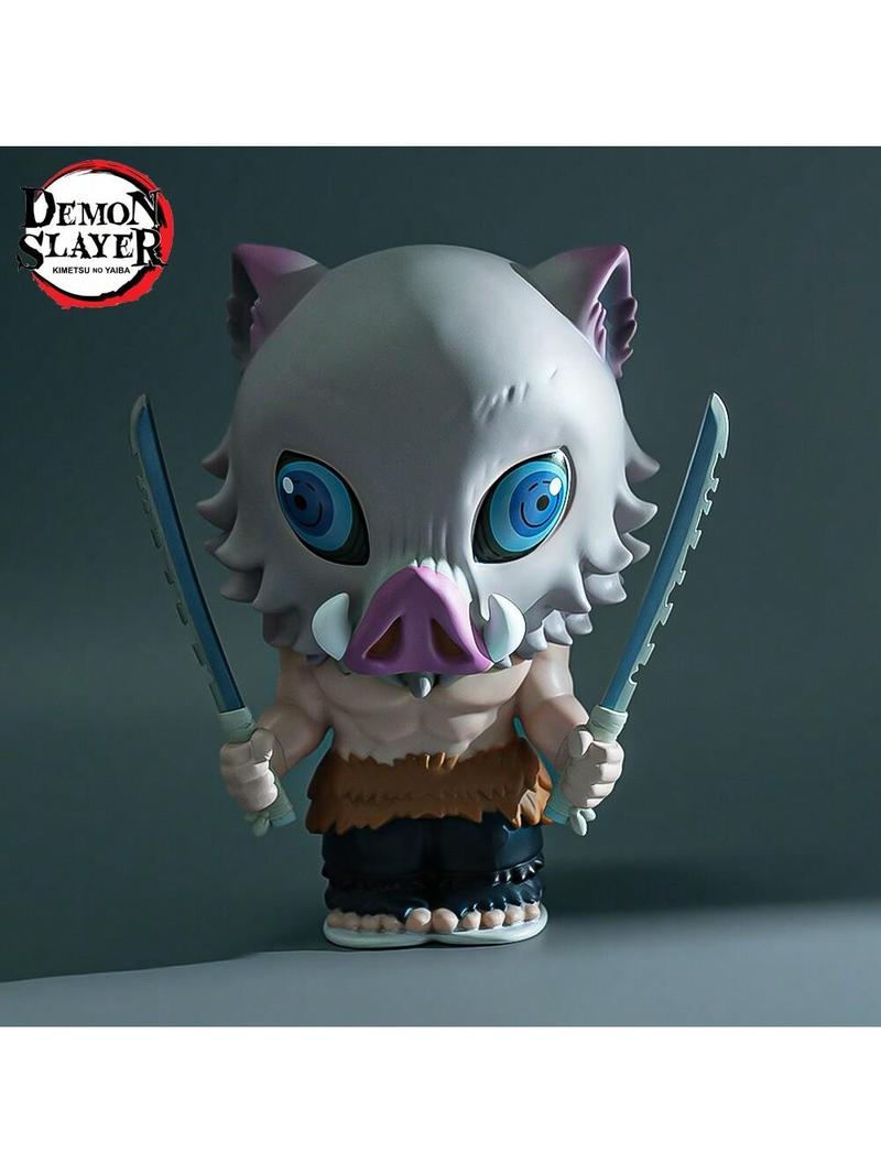 L-1PC Demon Slayer Officially Licensed Anime Style Deposit Box Savings Practical Add Interest to Life To Meet the Fans Love Shape Home Furnishing Desktop Decoration Birthday Party Good Gift