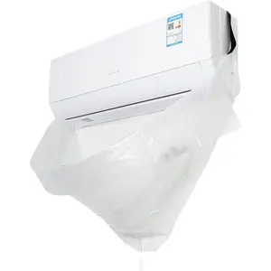 Air Conditioner Cleaning Bag, Mini Split Air Conditioner  Clean Cover, Wall Mounted AC Cleaning Protective , Air Conditioning Wash Bib, A/C Cleaning Tools,  Size