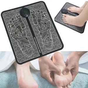 Portable Foot Massage Pad, USB Rechargeable Massagers, Relaxing Muscle Relief, Remote Control USB Charging, Ideal for Outdoor Sports, Home Leisure, Family Relaxation