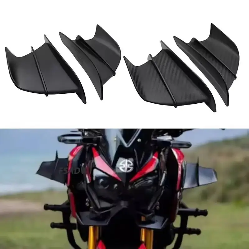 Universal Motorcycle Aerodynamic Winglet Spoiler Side Wing Kit, Kawasaki Ninja Yamaha Yzf Series Modification Parts, Replacement Parts