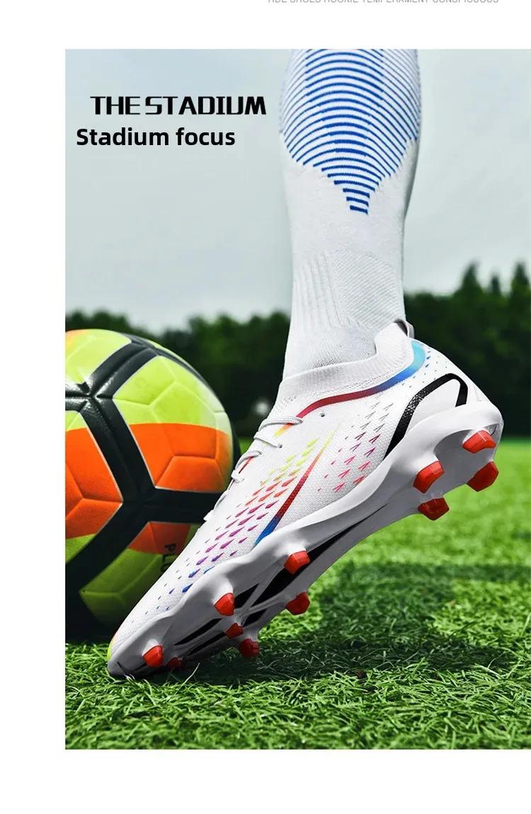 New Cross-Border Football  for Men And Women Training Cleats Short Durable for Primary And Middle School Students anti-slip sport shoe