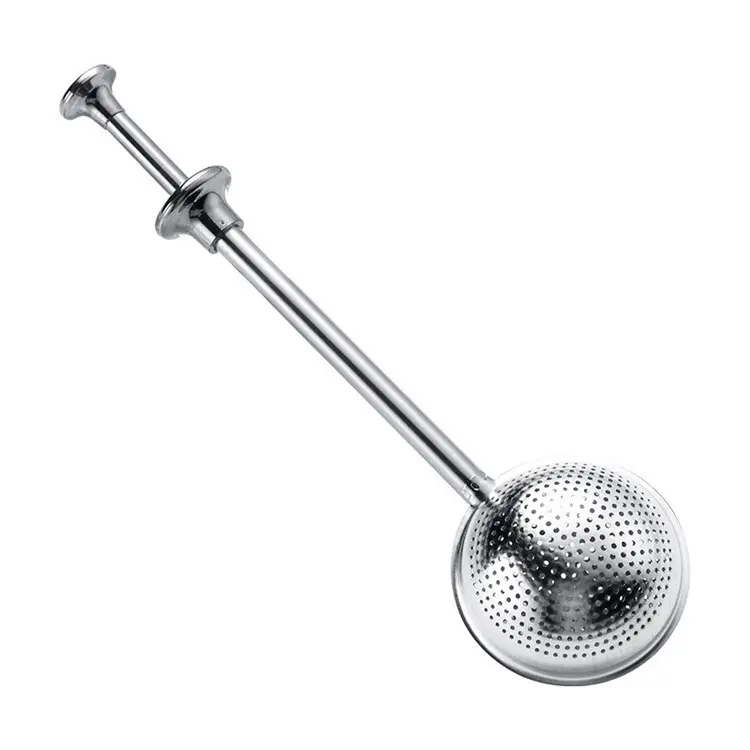 304 Stainless Steel Flour Duster, 1-Hand Spring-Press Flour Sifter, Dishwasher-Safe Kitchen Baking Gadget for Powdered Sugar, Spices, Sourdough Bread, Ideal Gift for Home Bakers & Pastry Makers