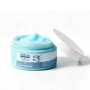 GHK-Cu Peptide Cream for Face and Body with Whipped Beef Tallow, Methylene Blue, Manuka Honey & Hyaluronic Acid - Anti-Aging, Firming, Deep Hydration, Lightweight Moisturizer - 100 g/3.53 oz