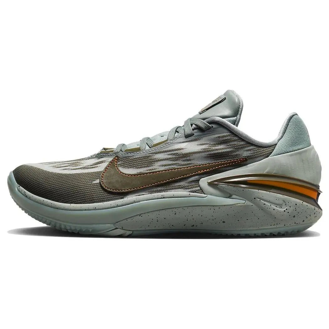 Nike Air Zoom G.T. Cut 2 Devin Booker Men's Low-Top Basketball Shoes in Green and Gray Verifiable, with credentials and supporting global authentication