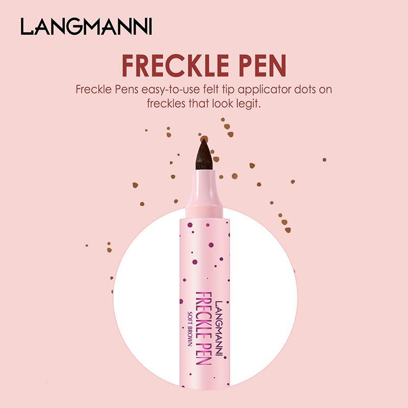 Waterproof Freckle Pen, 1 Count Faux Freckles Pencil, Natural Simulation Freckle Point Pen, Long Lasting Freckle Makeup Pen, Fine Tip Freckle Dot Pen, Gift
