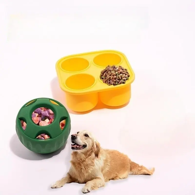 Interactive Dog Toys for Boredom - Dog Treat Molds Silicone Healthy Treats for Dogs Enrichment Toy for Frozen in Summer - for Large Small medium Pups Puppy