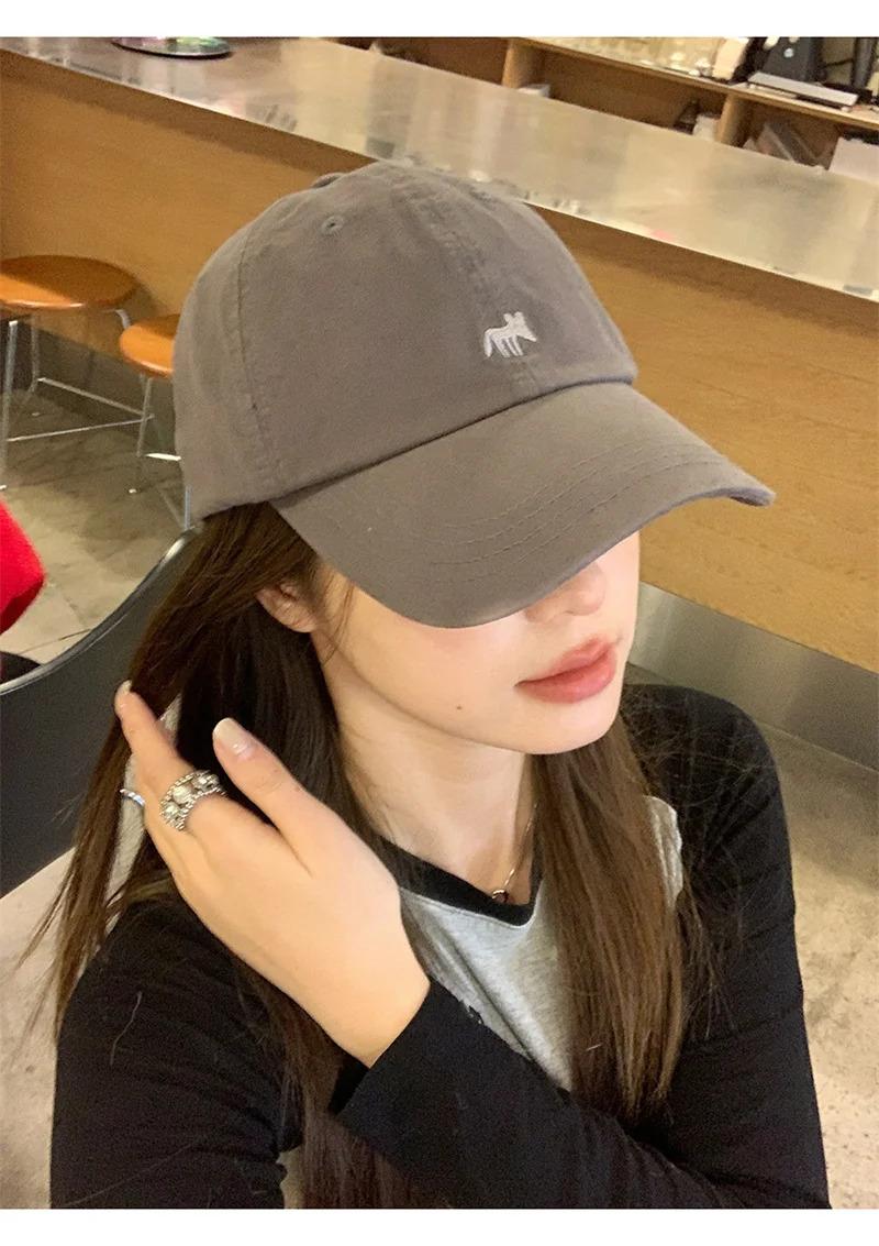 Fashion Cartoon Fox Embroidery Baseball Caps Men Women Snapback Hip Hop Hat Summer Breathable Sun Gorras Unisex Streetwear Bone