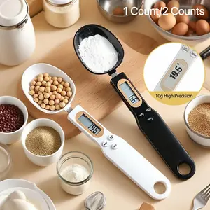 Digital Kitchen Scale Spoon, 1 Count Battery Powered Electronic Food Scale Spoon, Kitchen Measuring Tool for Food Weighing & Portion Control, Utensils, Kitchenware, Cooking, Kitchen Gadgets, Measuring Spoons