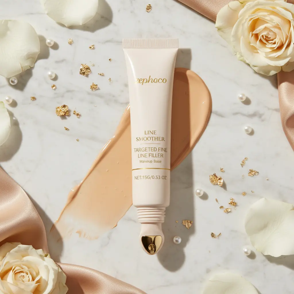 Targeted Fine Line Filler Makeup Base 15g/0.53oz • Smooth Line Primer for Pores & Fine Lines • Hydrating Glycerin Face Base • Long-Lasting Flawless Makeup Primer