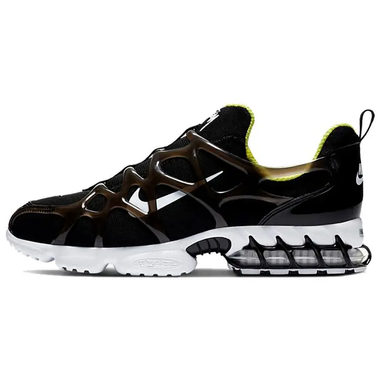 Stussy x Nike Air Kukini Spiridon Cage 2 Low-Top Running Shoes for Men and Women – Black and Yellow Verifiable, with credentials and supporting global authentication