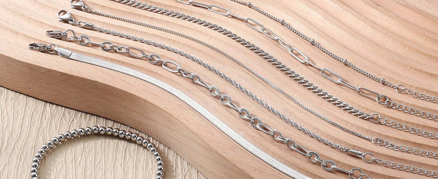 Sanfenly 8Pcs Gold Bracelets For Women, 14K Real Gold Plated Dainty Trendy Stackable Stacking Bracelets Chain Charm Link Paperclip Beaded Bracelet Stainless Steel Stretch Layered Women's Bracelet Sets Sanfenly 8Pcs Gold Bracelets For Women, 14K Real Gold Plated Dainty Trendy Stackable Stacking Bracelets Chain Charm Link Paperclip Beaded Bracelet Stainless Steel Stretch Layered Women's Bracelet Sets