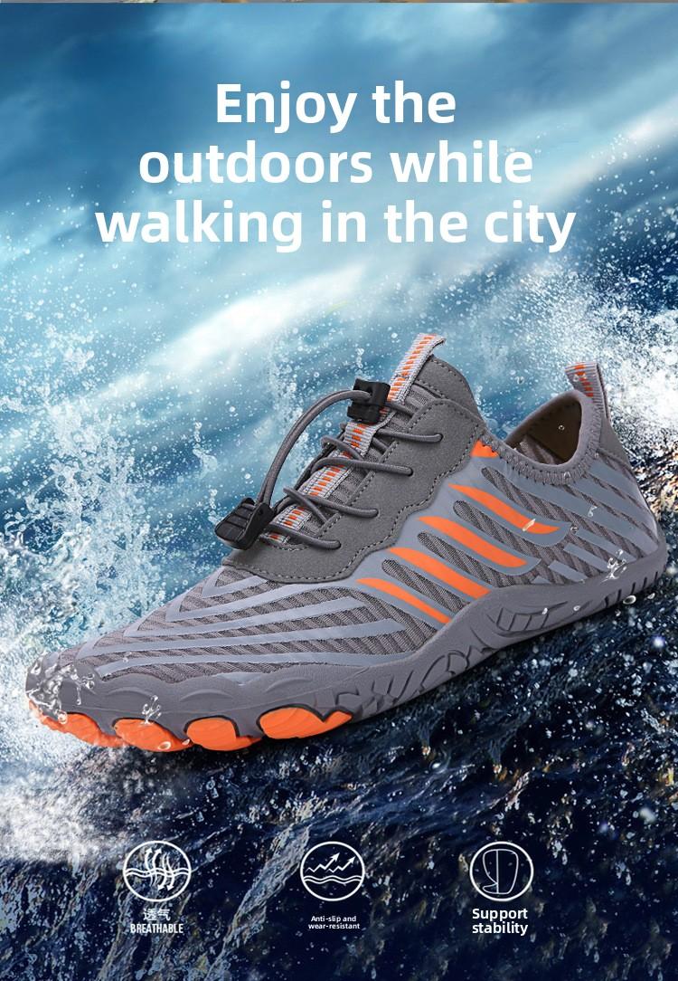 Mesler Water Shoes for Men Women Barefoot Quick-Dry Aqua Sock Outdoor Athletic Sport Shoes Kayaking Boating Hiking Surfing Walking#SpringStatements Greenish