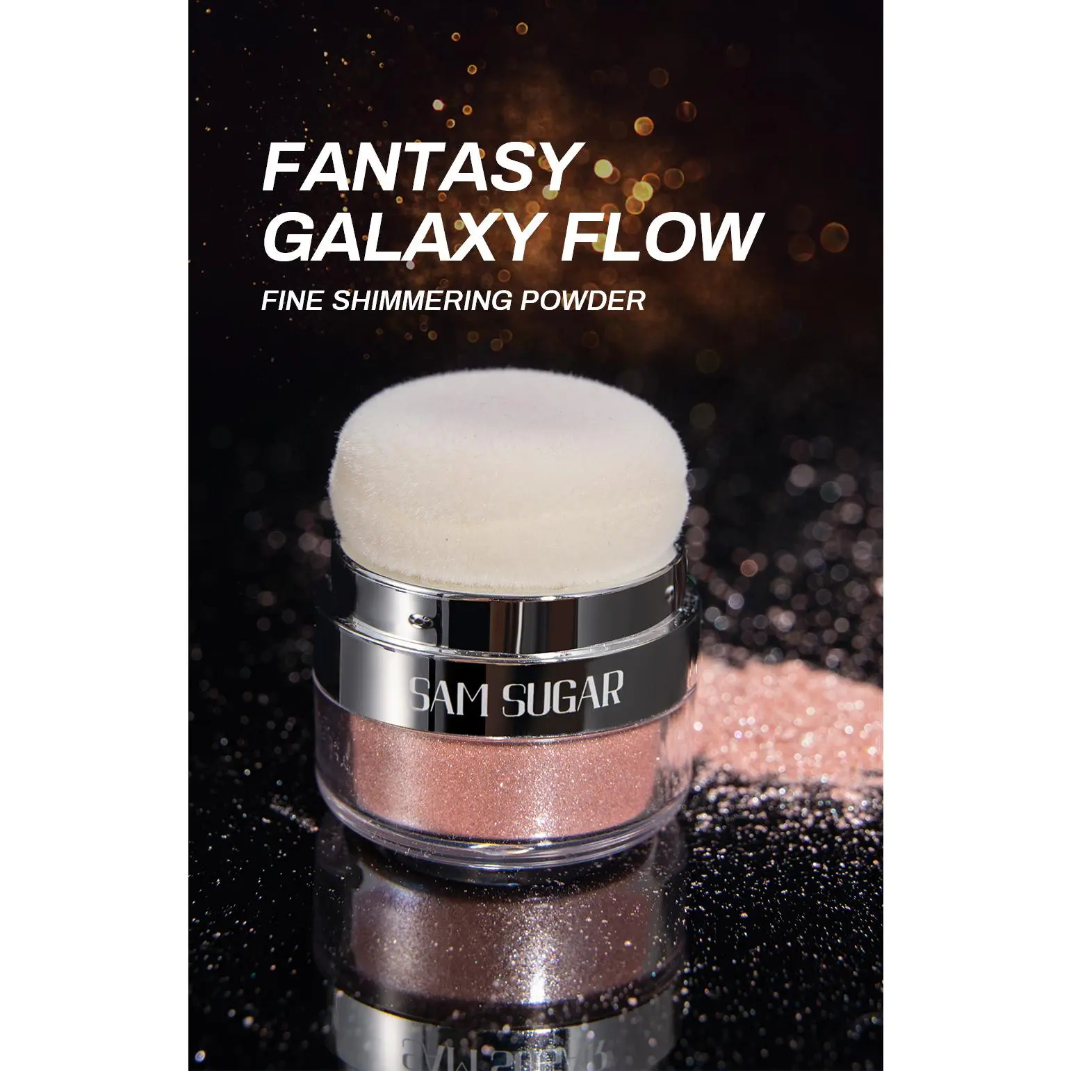 Makeup Highlighter Powder, Cross-Border 3D Contouring and Brightening Pearlescent Eyeshadow and Body Pat Powder