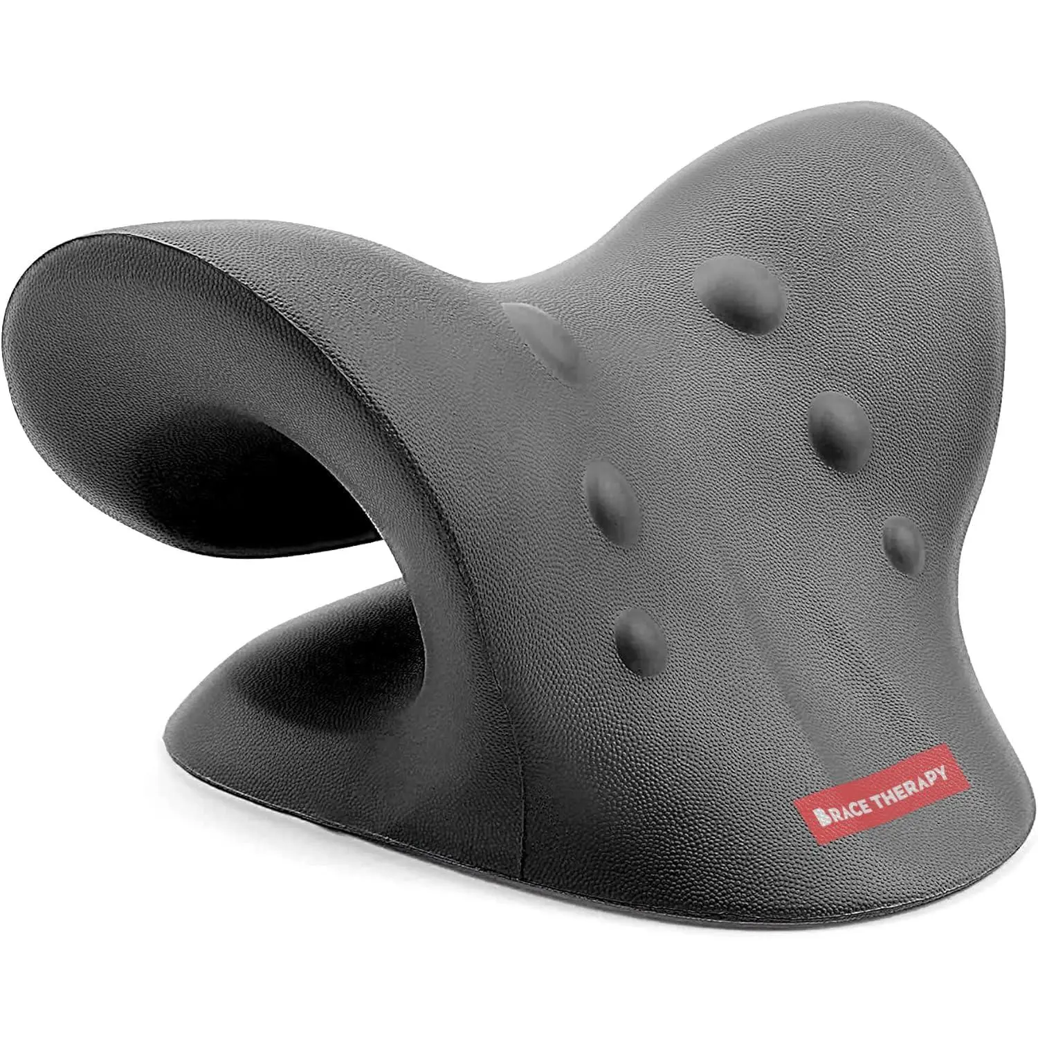 Neck and Shoulder Relaxer, Cervical Traction Device for TMJ Pain Relief, Neck Hump & Cervical Spine Alignment, Chiropractic Neck Stretcher Pillow