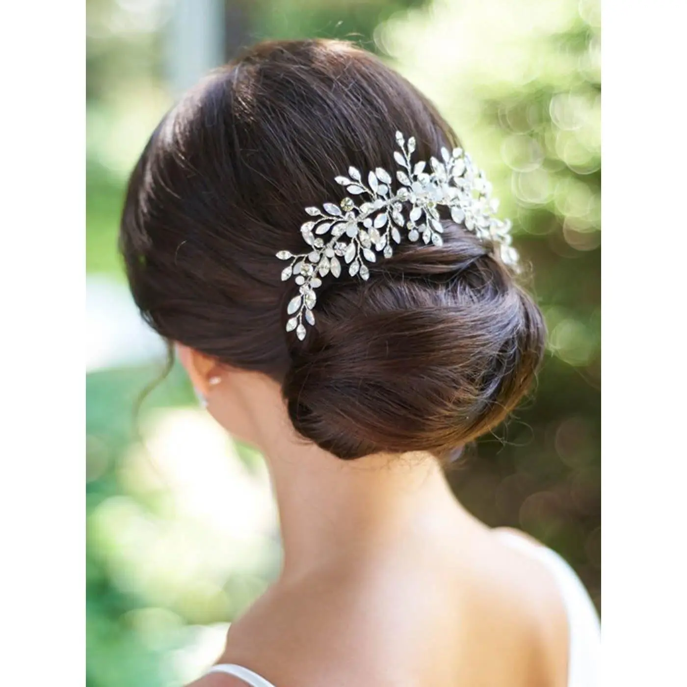Rhinestones Hair Comb Bridal Headpiece  Wedding Hair Accessories for Brides and Women