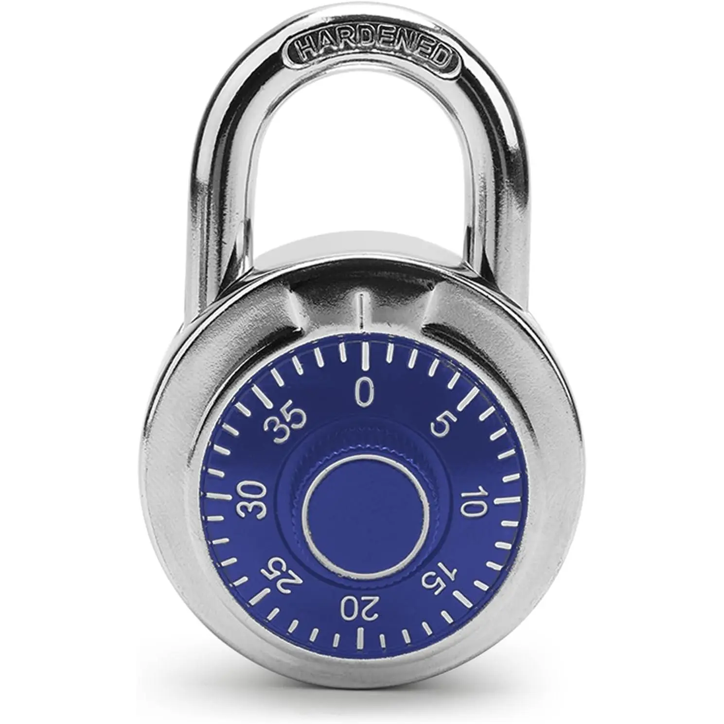 Combination Padlock,Lock for Gym and School Lockers Safe,Blue Turntable,Mini Combination Lock(Pack of 1)