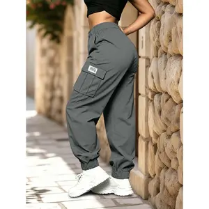 Budget Friendly Women Jogger Pants! Light Breathable, Large Pockets Drawstring Waist Spring Autumn Daily Must-have