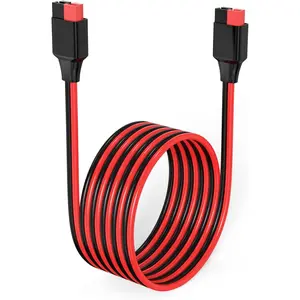 12AWG 6FT Anderson Solar Extension Cable with Anderson Connector, Available in 2/6/10/20/35/50FT, Compatible with Portable Power Station, Solar Generator, Solar Panel