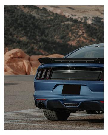 Roof Spoiler Compatible with 2018-2023 Toyota Camry All Model Rear Window Wing Painted Black