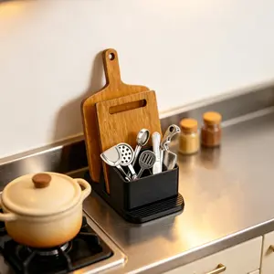 Miniature Kitchenware Storage Set, 1/6, 1/12 Dollhouse Model House Accessories, Photography Props, Micro Landscape Decor, Small Gifts