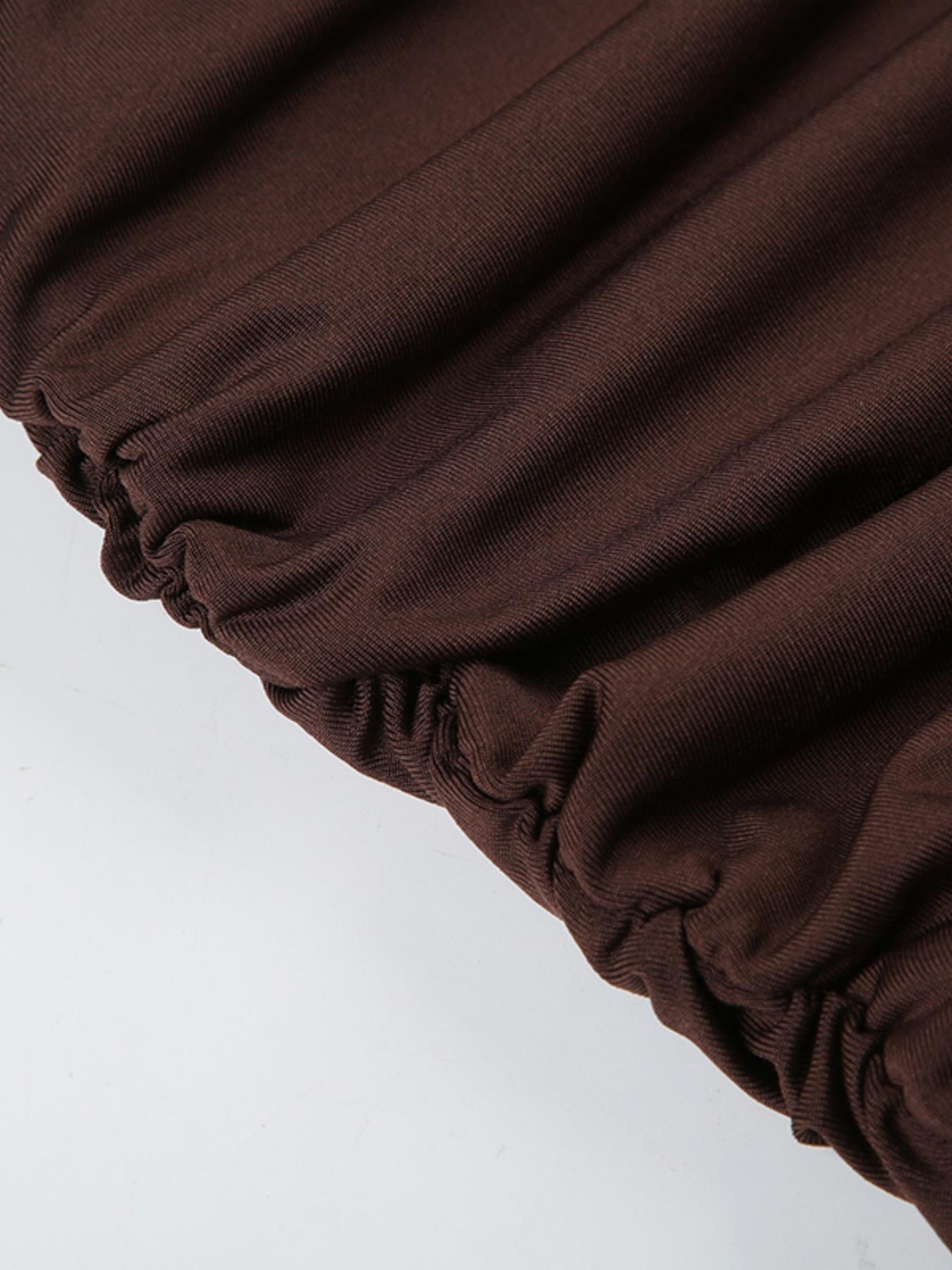 Women's Plain   Halter Neck Dress, Fashion Casual Sleeveless Short Dress for Party Club Dating Wear, Ladies Summer Clothes