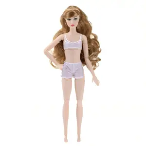 11.5 Inch 22 Joints Articulated Yoga Doll, Fashionable Figurine, Christmas Birthday Gift, DIY Dress-Up Toy