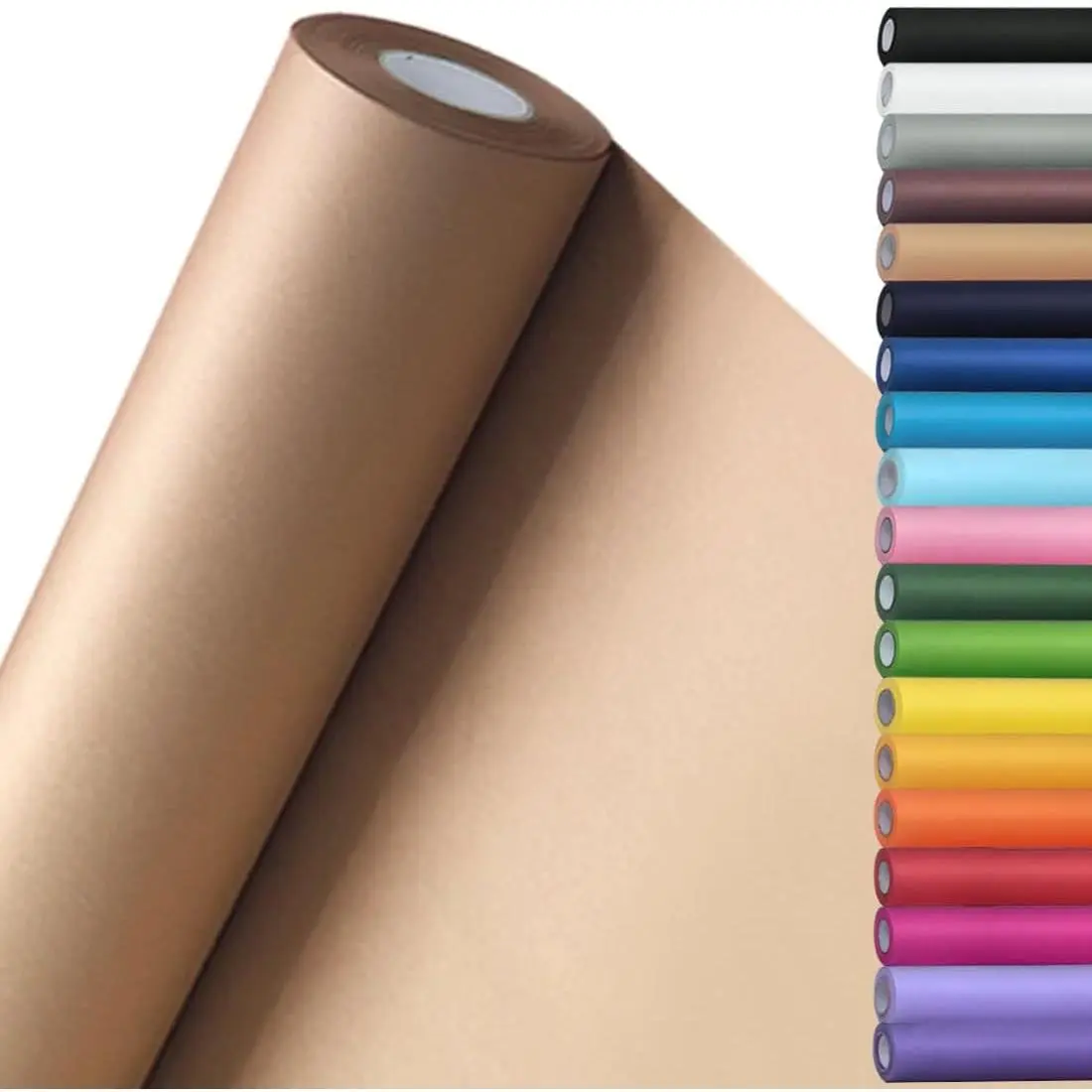 Brown  Paper Roll 15" x 450" (37.5') for  Wrapping Packing Art Craft Supplies Floral Bouquet Flower Moving Painting Drawing  Easel Poster Chart Paper