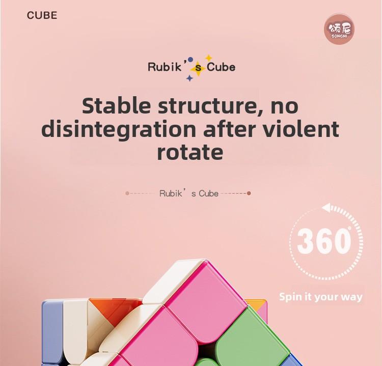 Morandi macaron, third-order Rubik's Cube toy, class boredom, artifact, Internet celebrity pyramid 245, puzzle early education