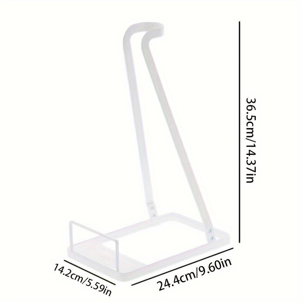 1pc Home Standing Vacuum Cleaner Storage Rack, Floor-Standing Organizer Stand, No-Drill Design, Space-Saving Dust Collector Holder