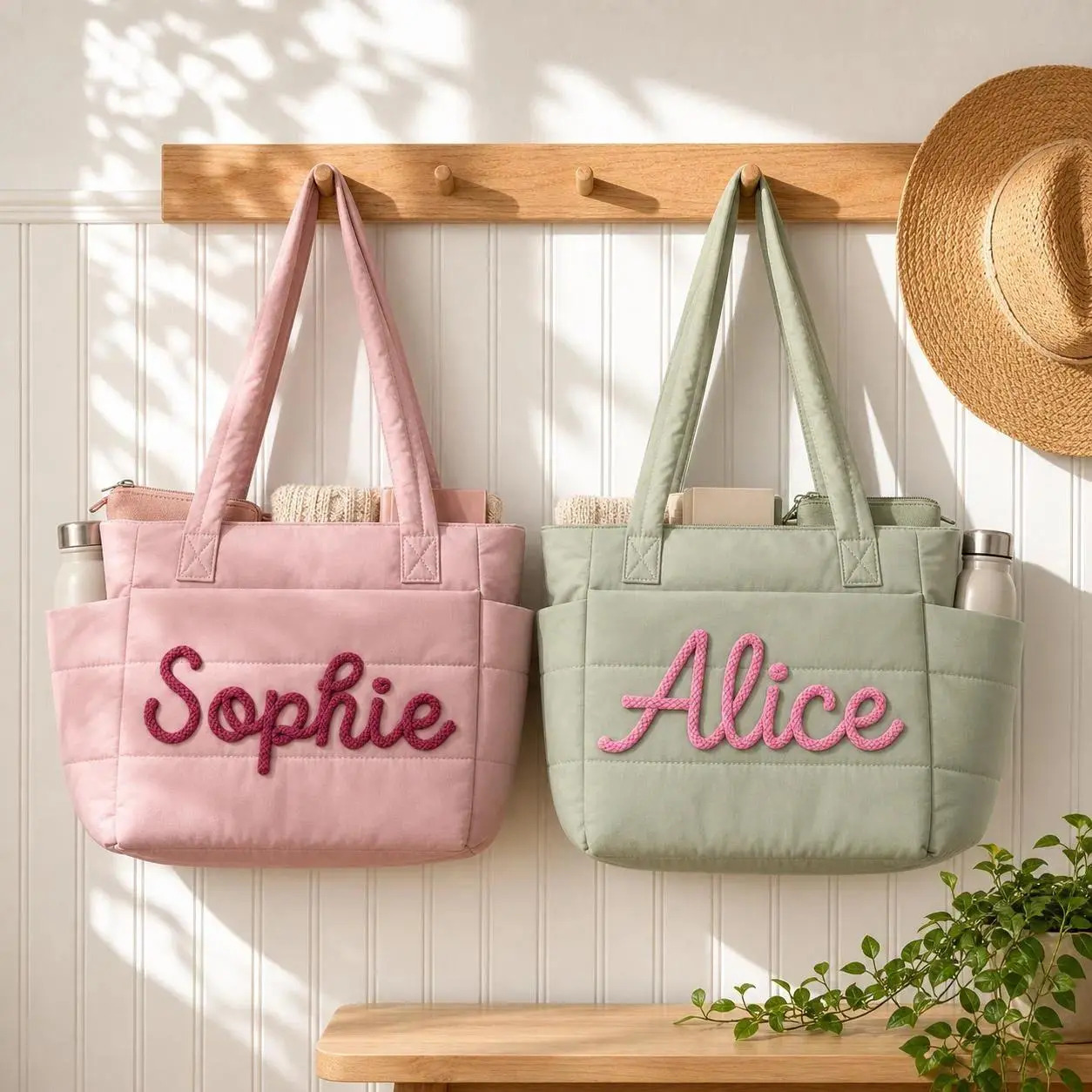 AS1036 Personalized customized name handbag multi-pocket DIY2026 autumn and winter new family girlfriend party gift shoulder bag