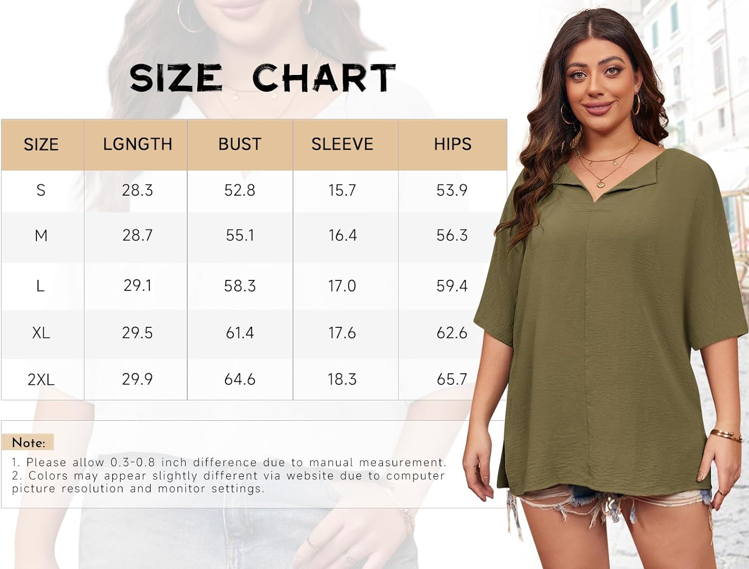 Imily Bela Curve 【XL-5XL】Womens Plus Size Tops Short Sleeve V Neck Tee Blouse Summer Loose Fit Casual Tunic Top Imily Bela Curve 【XL-5XL】Womens Plus Size Tops Short Sleeve V Neck Tee Blouse Summer Loose Fit Casual Tunic Top