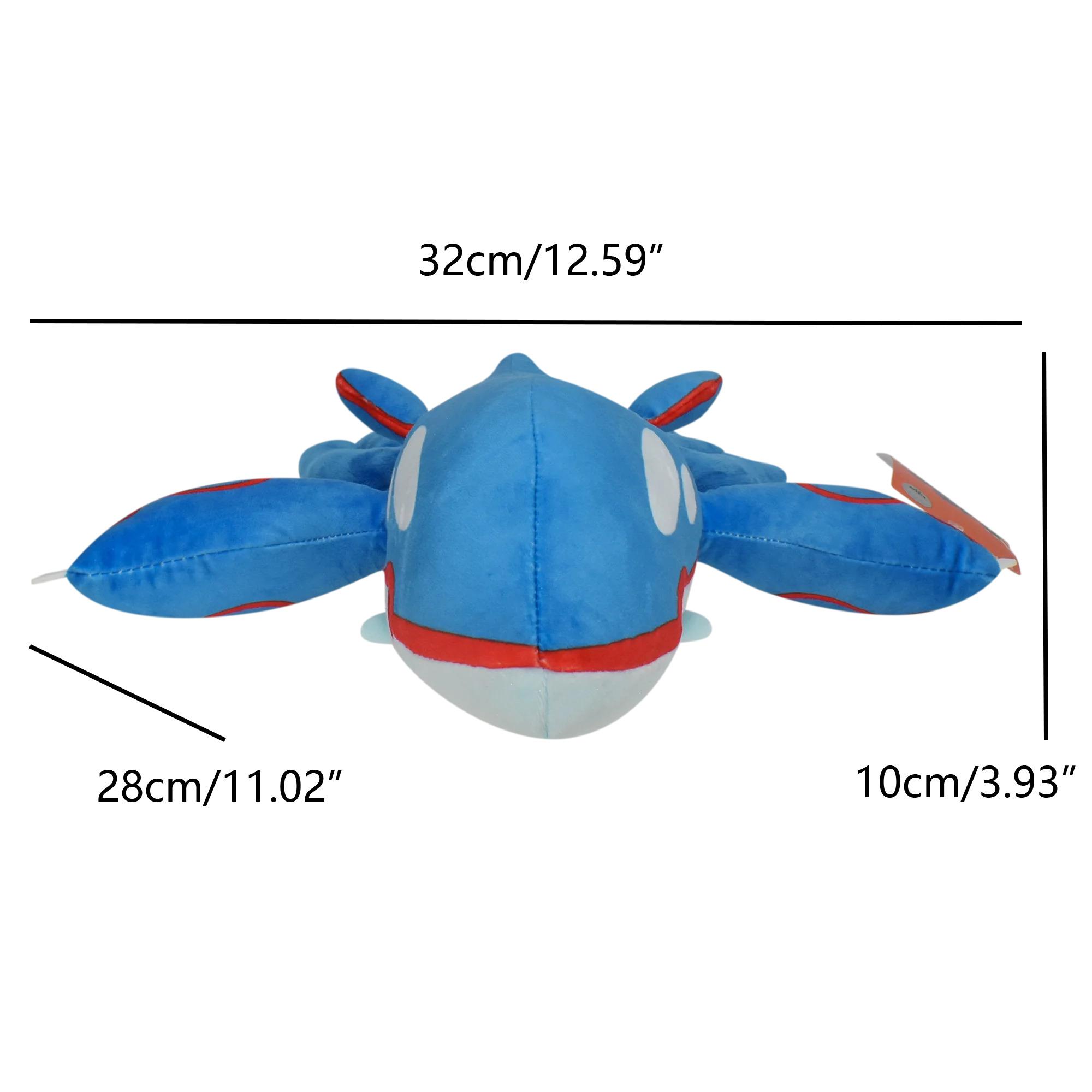 Peluche Mega Rayquaza Plush Toy Groudon Kyogre Mudkip Torchic Treecko Anime Cartoon Stuffed Doll Children Kids Gifts