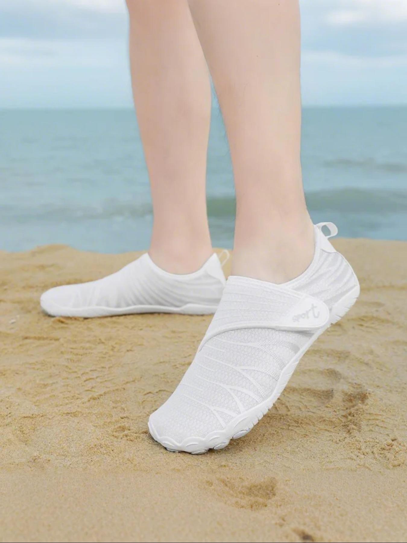 Unisex's Sporty Breathable Lightweight Barefoot Shoes, Quick Drying Water Shoes, Outdoor Beach Shoes for Hiking, Fishing, Swimming