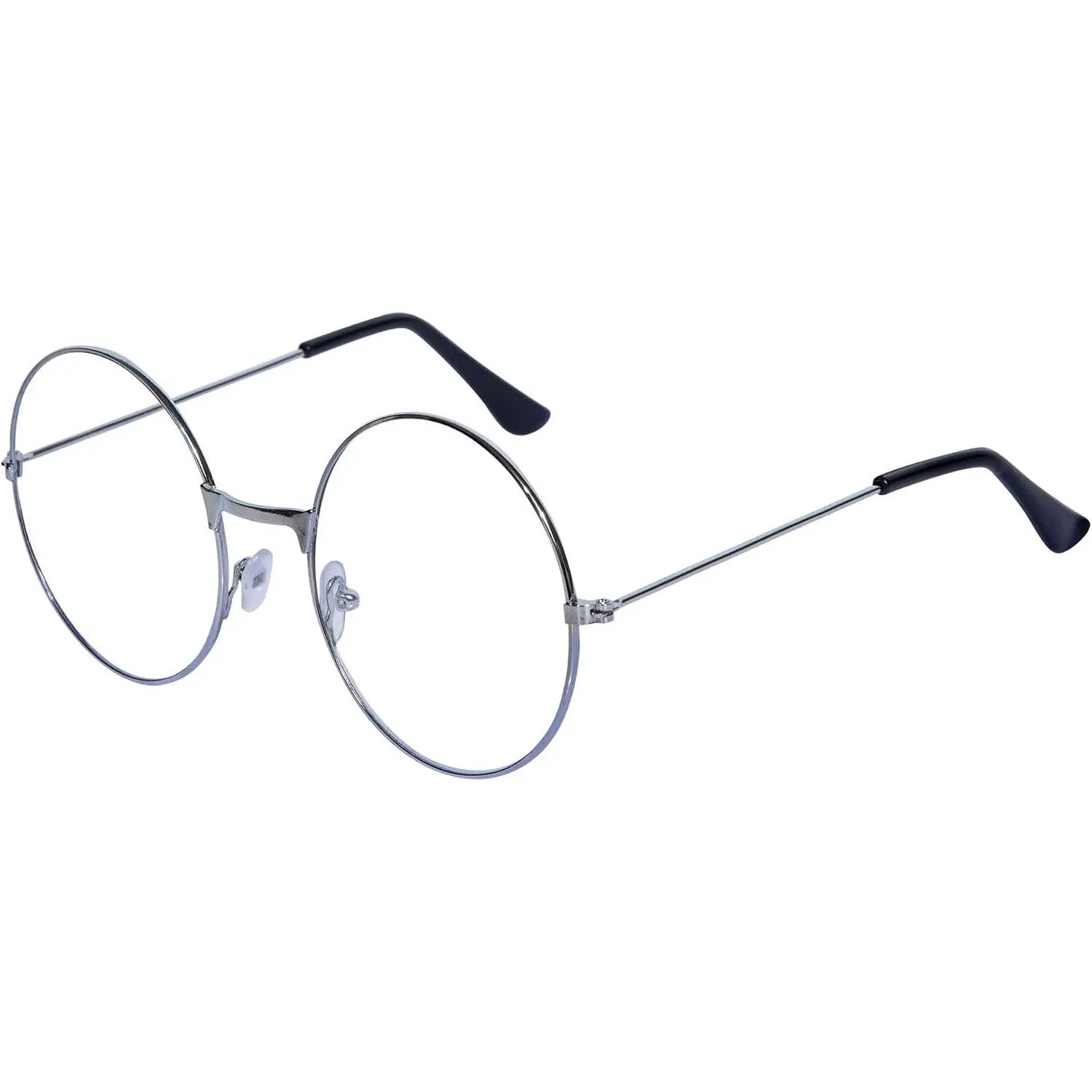 Retro Round Eyeglasses Clear Lens Metal Frame Glasses For Men Women Party Costume Accessories Retro Round Eyeglasses Clear Lens Metal Frame Glasses For Men Women Party Costume Accessories