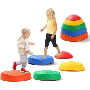 Stepping Stones for Kids, Non-Slip Toddler Sensory Stepping Stones for Promoting Balance Coordination Skills, Obstacle Course Sensory Toys for Outdoor or Indoor Play, Ages 3-8fidget toys