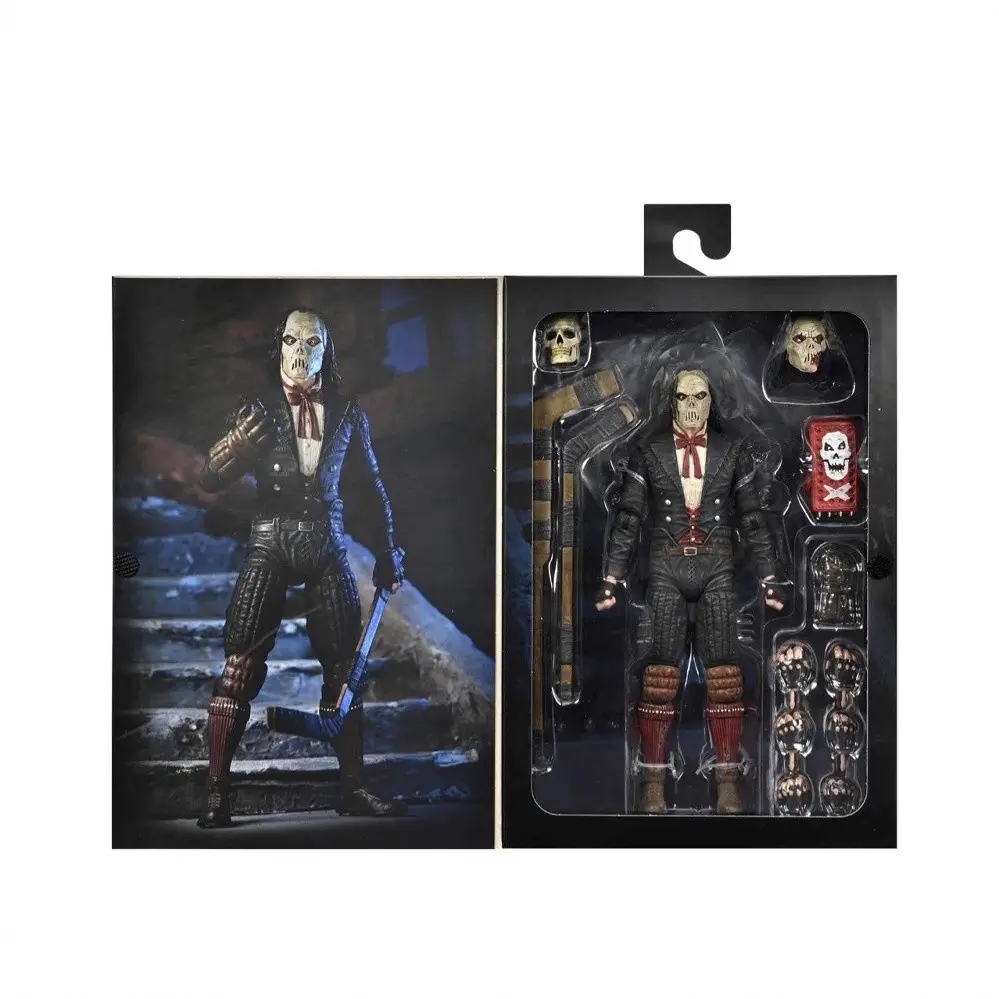 Neca Universal Monsters X Teenage Mutant Ninja Turtles Casey Jones Phantom of the Opera Action Figure Model, Collectible PVC Figure, Collectible, Birthday Gift, Party Gift, Halloween Gift