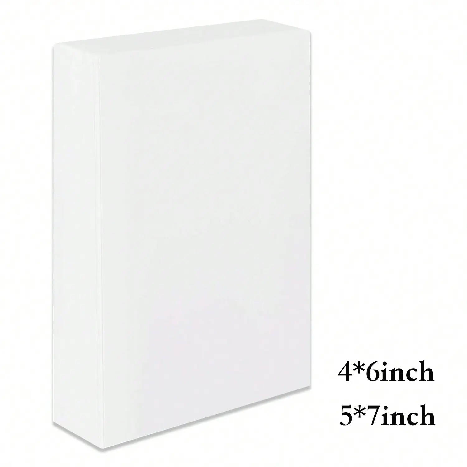 100 Sheets Photo Paper, 4x6 & 5x7 Inches, Premium Glossy Print Paper, 230gsm Inkjet Printable, Office Supplies, High-Quality Image Paper, Stationery Paper