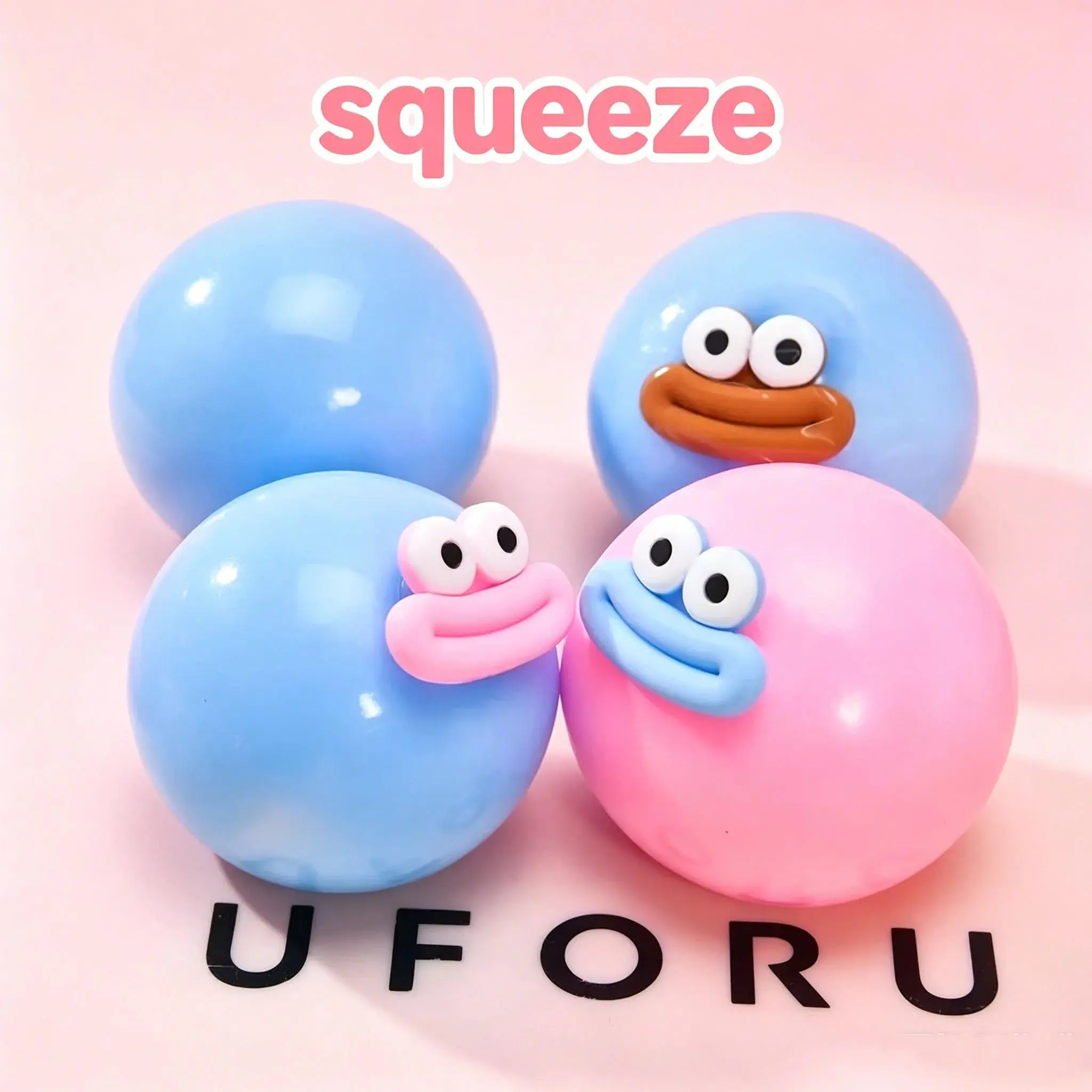 Monster Face Squishy Toy Soft Slow Rebound Stress Relief Squeeze Toy For Kids Adults Anxiety Relief Decompression Toy