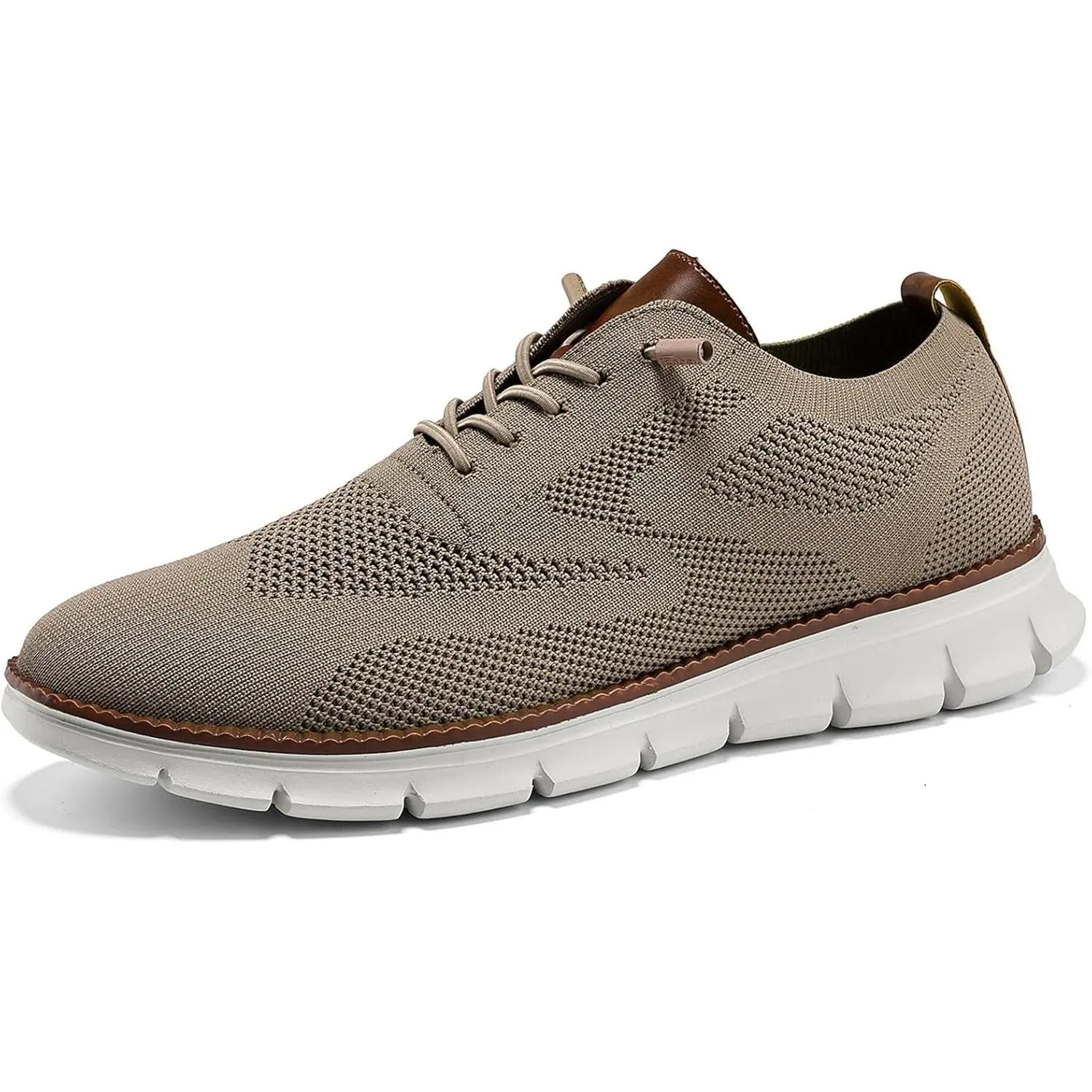 Wearbreeze Men’s Business Casual Oxford Sneakers - Lightweight Lace-Up Footwear, Walking Shoes for Work & Daily Commute