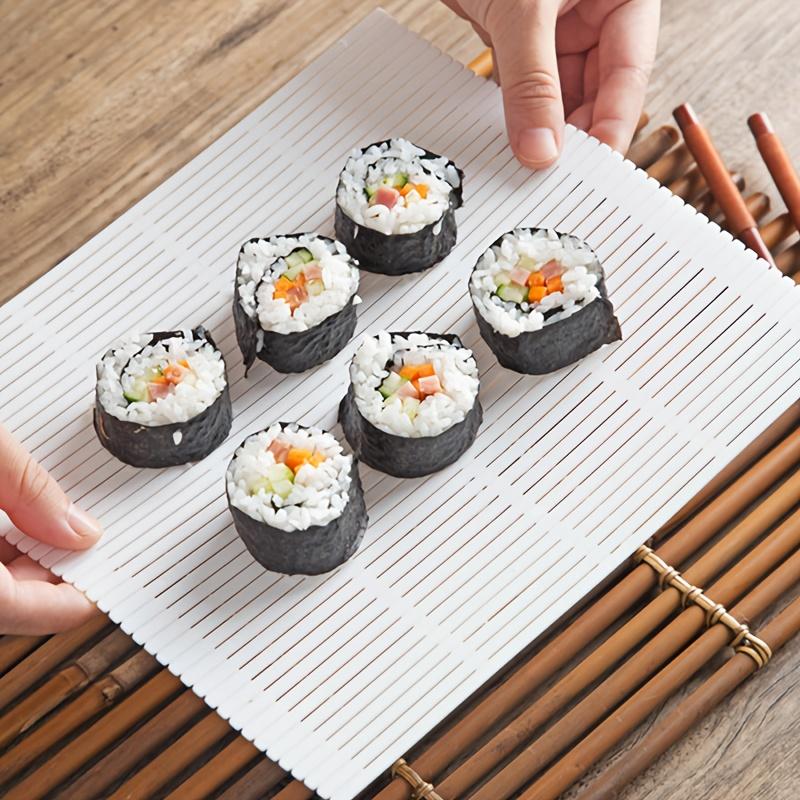 SHAON Sushi Making Molds, Japanese Creative Seaweed Sushi Roll Tools, Nori Rice Ball Molds, Sushi Rolling Mats, Seaweed Dessert Hand Rolls, Suitable for Home, Parties, And Restaurants