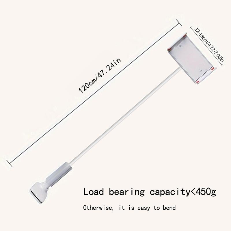 360-Degree Rotating Tablet & Phone Stand, Adjustable Bedside Mount with Flexible Spiral Base, Perfect Bedside Companion for Tablets and Smartphones, Tablet Holder