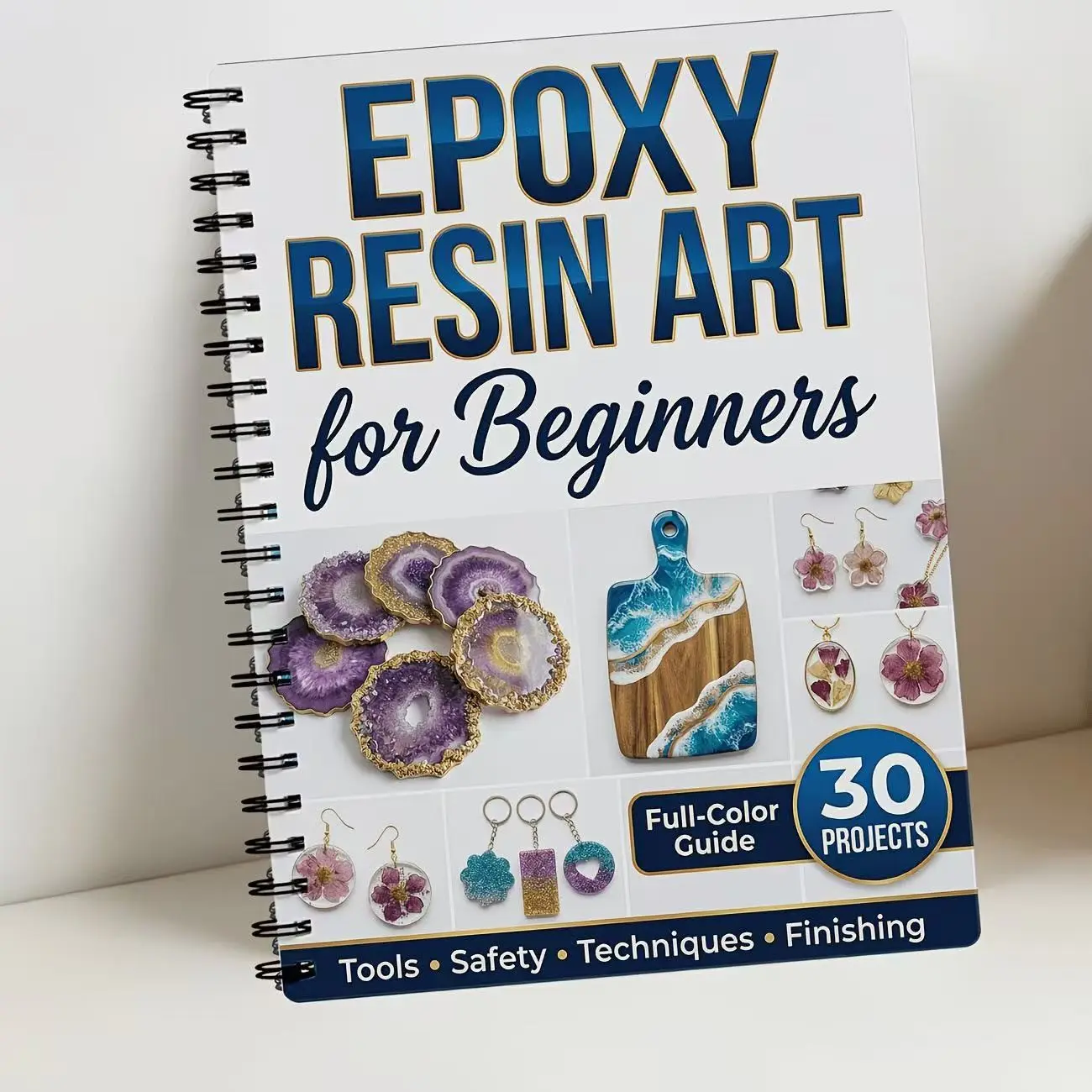 Epoxy Resin Handmade Beginner Manual, Essential Guide for Crafting Epoxy Resin Projects, Perfect for DIY Enthusiasts and Crafters