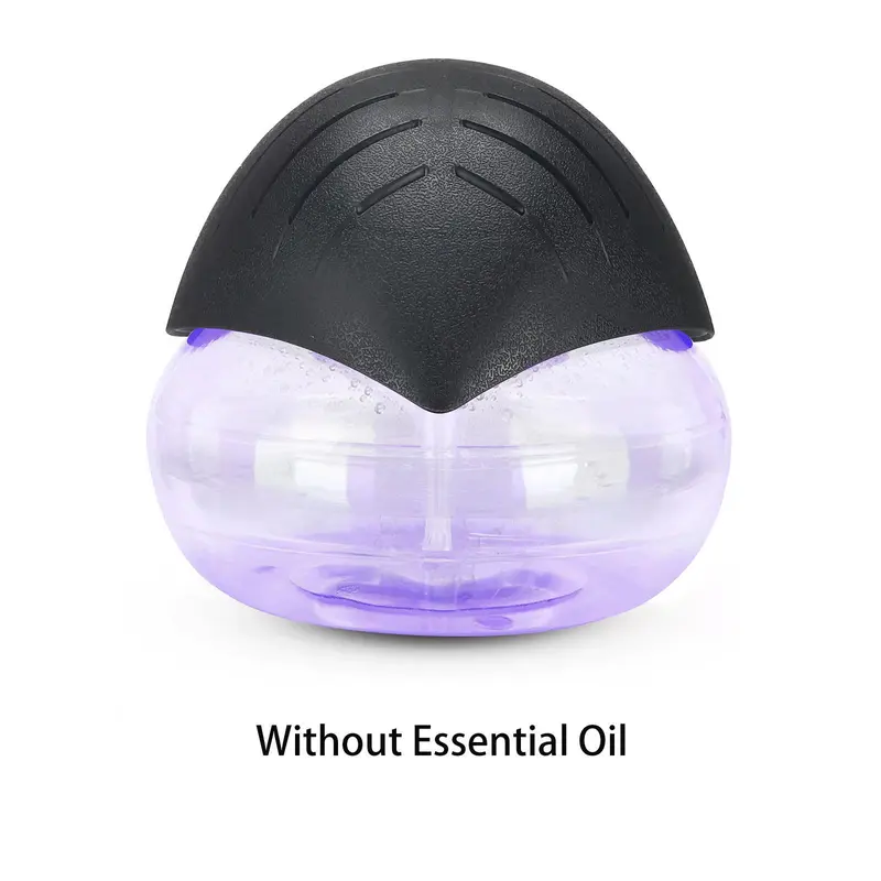 Water-Based Purifier Air Washer, Air Revitalizer & Freshener, Air Fresher with 7 LED Color Changing Light for Rooms (Black/Blue)