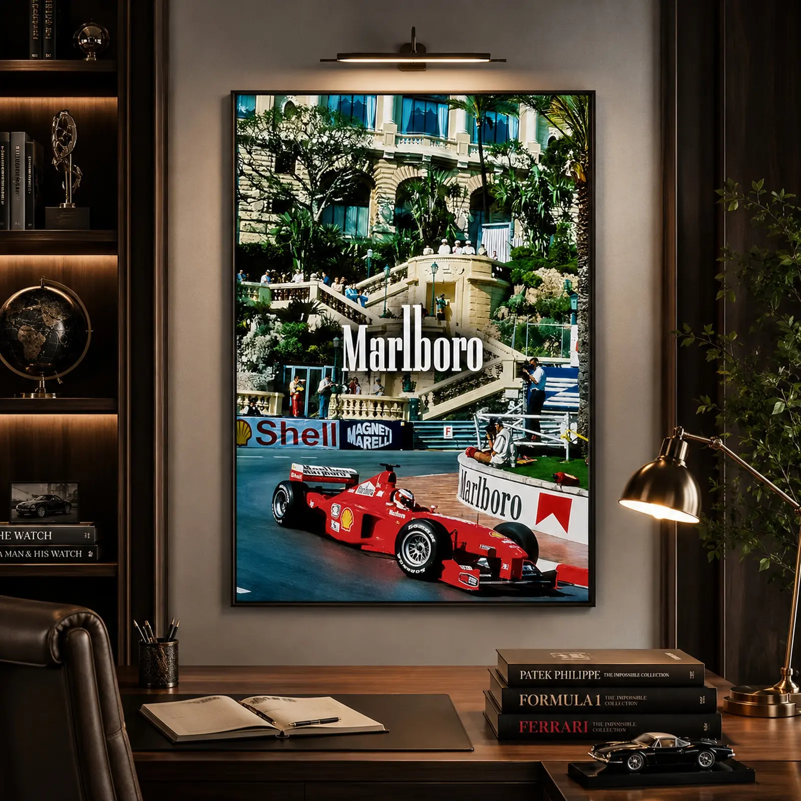 Vintage F1 Monaco Canvas Poster Print |   Artistic Retro Racing Wall Art |   Aesthetic Home Decor for Bedroom & Room Decoration |   Formula 1 Poster |   Grand Prix Decor |   Motorsport Wall Art |   Racing Car Print |   Gift for F1 Fans