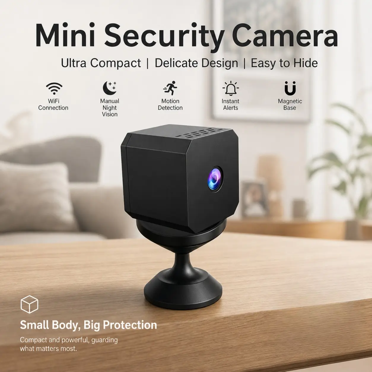 F1 camera high definition home indoor monitoring outdoor sports small camera wifi wireless bluetooth camera
