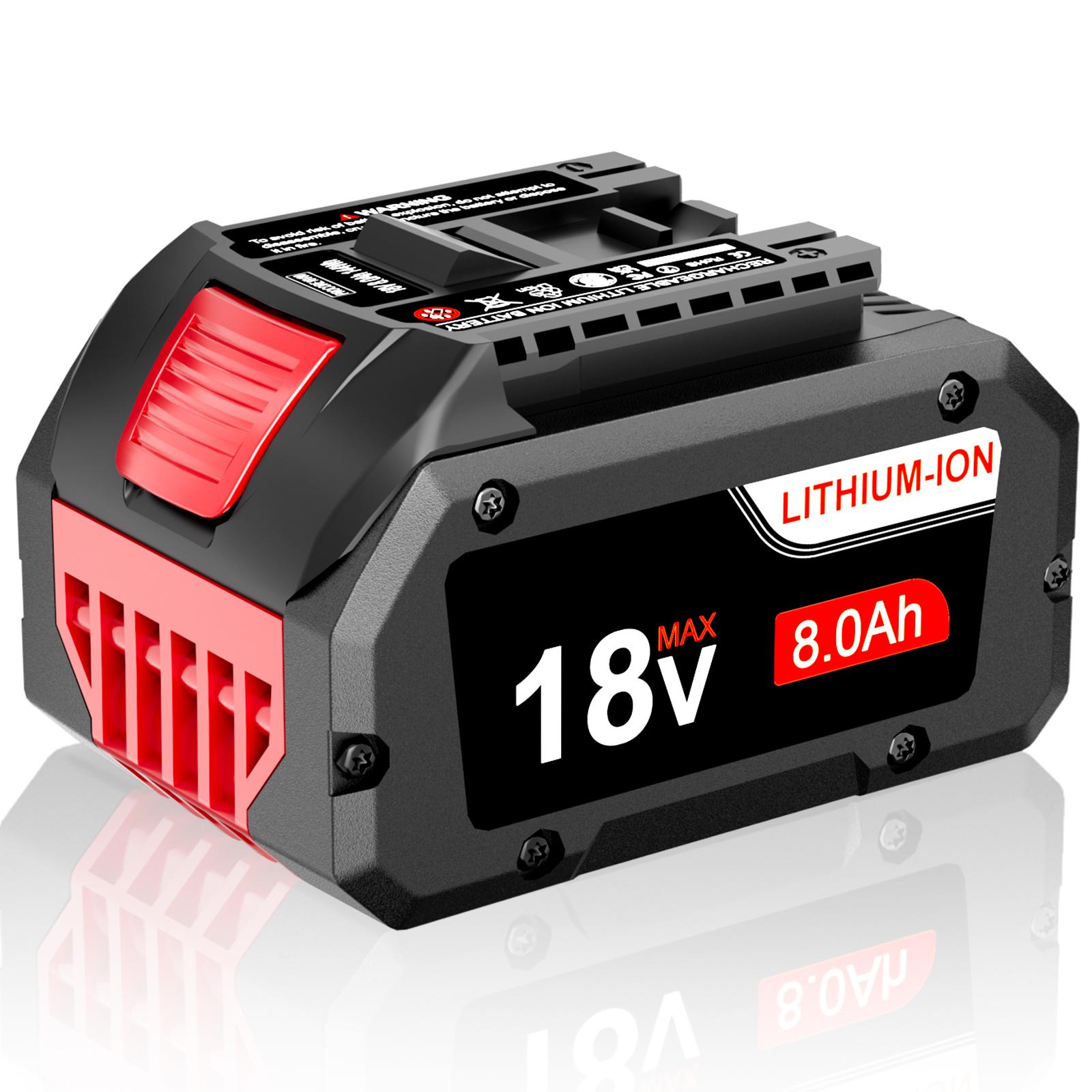 New 8.0Ah For Bosch 18V Li-Ion Battery BAT620 BAT609 Professional GBA 3165140791649